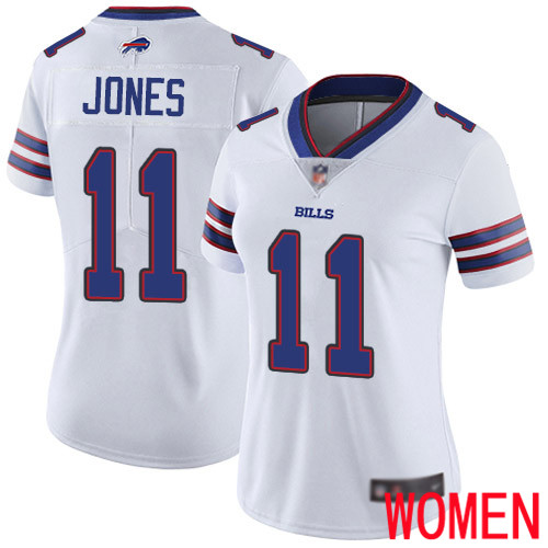 Women Buffalo Bills #11 Zay Jones White Vapor Untouchable Limited Player NFL Jersey->youth nfl jersey->Youth Jersey